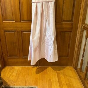 Alfred Sung NWT D755S Strapless Pockets Bridesmaid Prom Gown Dress Pink Size 16